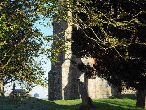 St Nicholas Tower from the Churchyard