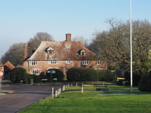 One of Sandhurst's houses taken from the green